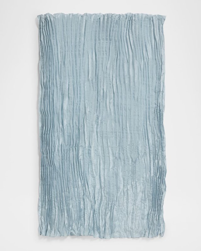 Crushed Lightweight Silk Scarf